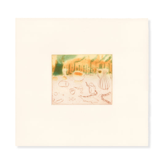 Andrew Cranston – Still Life in Grangemouth, 2024 (Etching)